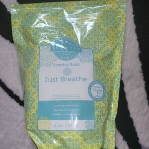 Scentsy Green Bath Soak Just Breathe